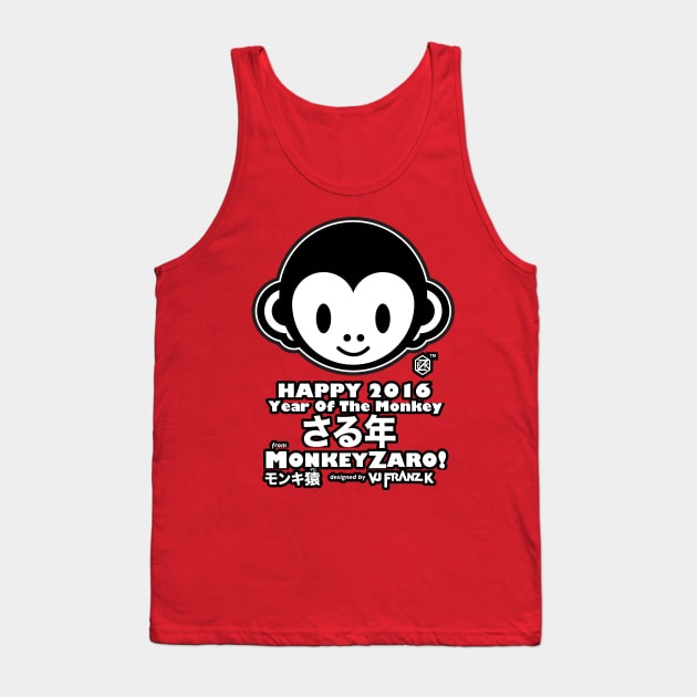 MonkeyZaro 2016 - Happy Year of The Monkey ! Tank Top by VJFranzK